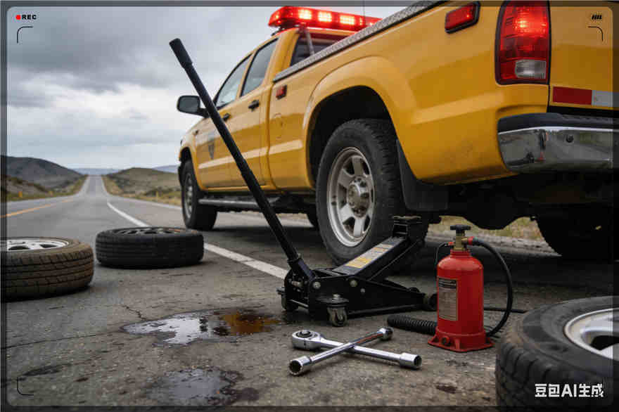 兴县爆胎道路救援-汽车换轮胎